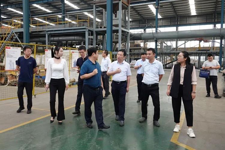 熱烈歡迎濟寧市高等裝備產業集群發展專班蒞臨正陽集團參觀調研